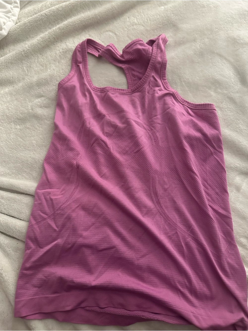 lululemon athletica Pink Racerback Tank - Lightweight Athletic Top